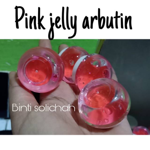 Pink jelly arbutin / pink jelly glowing cream glow gel