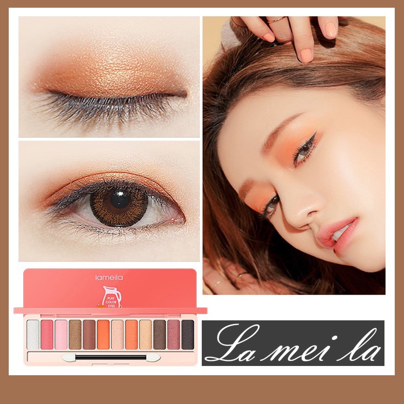 Beauty Jaya - [PROMO MURAH] 12 WARNA Lameila Eyeshadow Palette IMPORT KOREA 1111