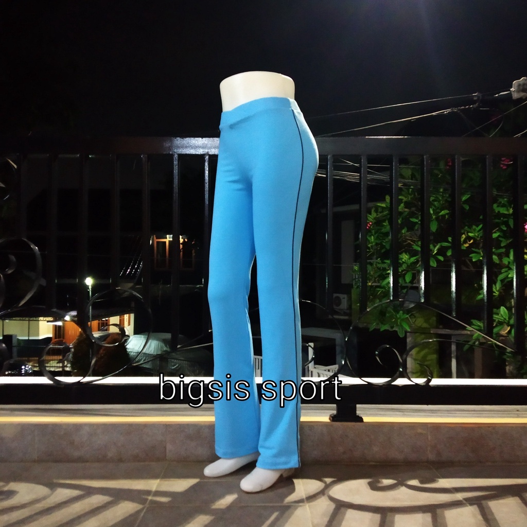 Celana Senam Wanita Model Panjang Lis Pinggir, Ada 12 Warna-6