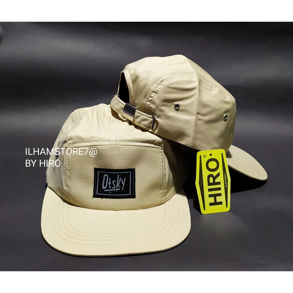 [COD]Topi Snapback Model Lima Panel Bordir OTSKYY New Model/Topi Distro Pria/Topi Keren