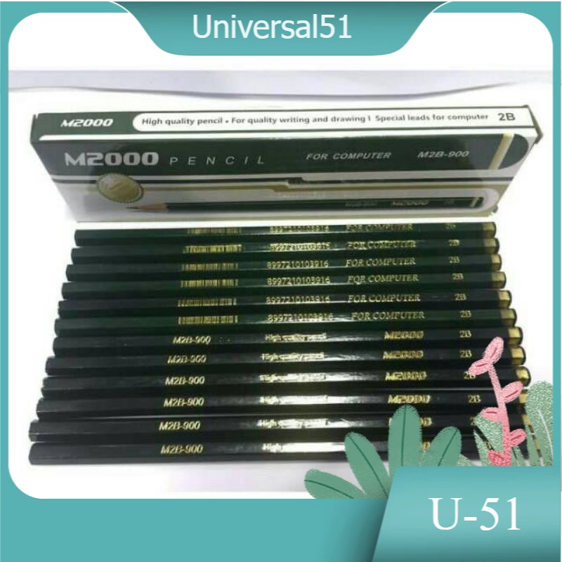 

A012-pensil m2000 hijau 2b Satuan Ecer Alat Tulis Kantor