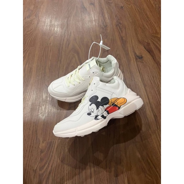 Gucci Rhyton Sneakers Cream Mickey Mouse