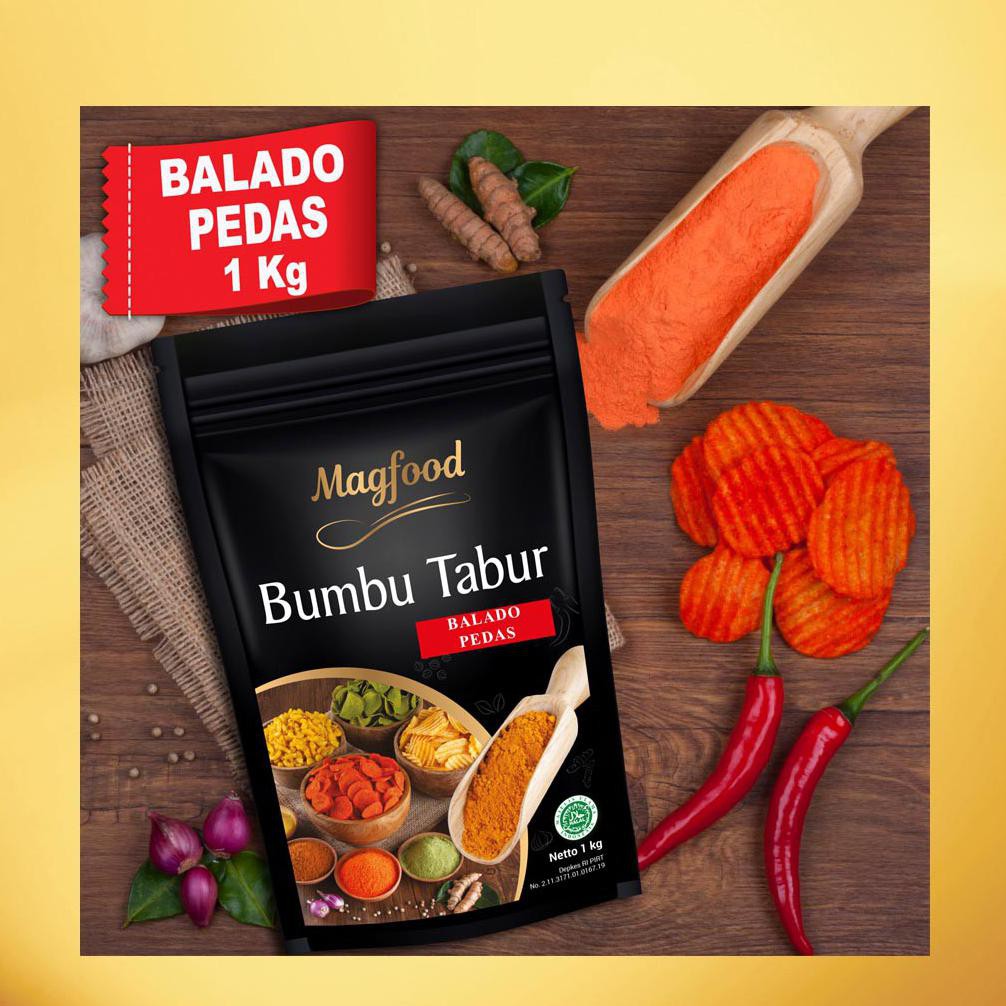 

{BISA COD} Magfood Bumbu Tabur Balado Pedas 1kg NEW [Kode 1|Kode 2|Kode 3|Kode 4|Kode 5|Kode 6|Kode