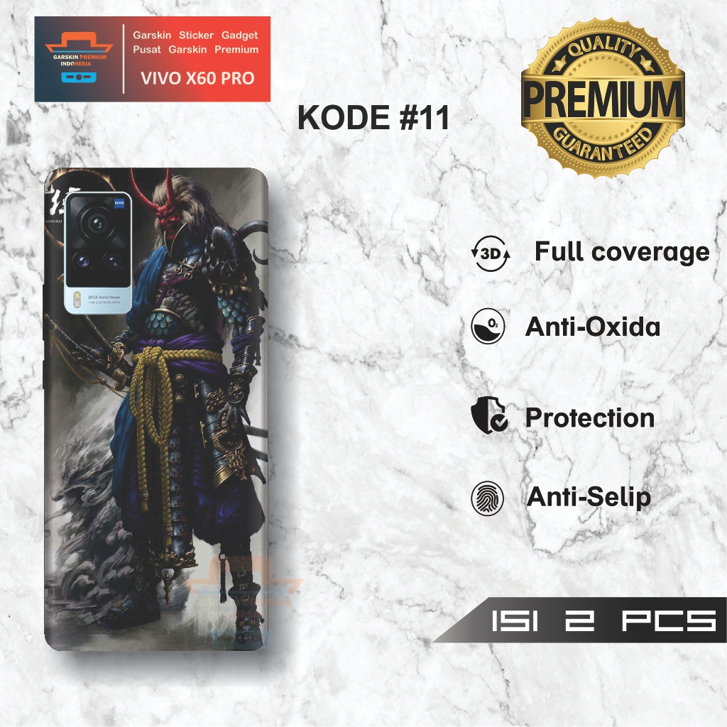 COD Garskin Sticker VIVO X60 PRO Motif 11-15 Bisa Request Gambar ISI 2.PCS