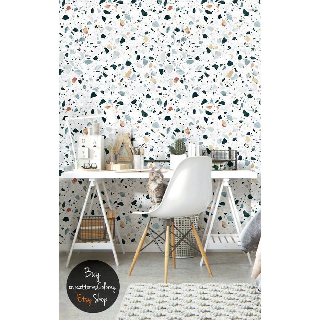 TRZ STICKER STIKER KERAMIK DINDING MOTIF TEGEL ANTI AIR KAMAR MANDI STIKER STICKER SETIKER LANTAI DINDING KERAMIK MOTIF MODEL TERRAZZO TERAZO TERASO KRAMIK WALLPAPER DEKORASI DECOR KAMAR MANDI TEMBOK DAPUR MINIMALIS MODERN DEKOR KITCHEN SET MOZAIK VINTAGE