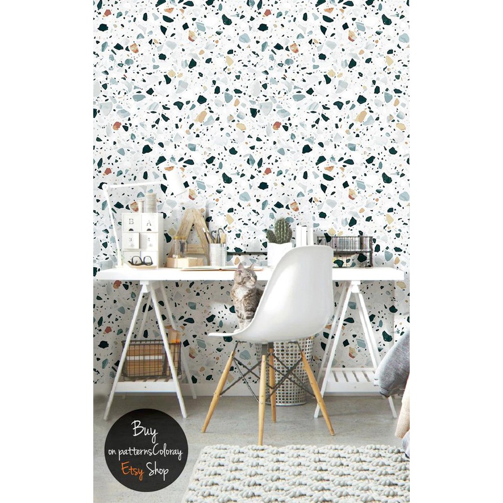 TRZ STICKER STIKER KERAMIK DINDING MOTIF TEGEL ANTI AIR KAMAR MANDI STIKER STICKER SETIKER LANTAI DINDING KERAMIK MOTIF MODEL TERRAZZO TERAZO TERASO KRAMIK WALLPAPER DEKORASI DECOR KAMAR MANDI TEMBOK DAPUR MINIMALIS MODERN DEKOR KITCHEN SET MOZAIK VINTAGE