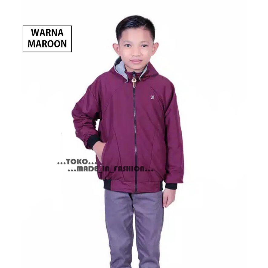 Jaket Anak Laki Laki Jacket Anak BB DC Bolak Balik Waterproof Style Outdoor/Jaket Anak Laki Laki Bolak Balik DC Distro Premium 4-15 tahun BISA COD