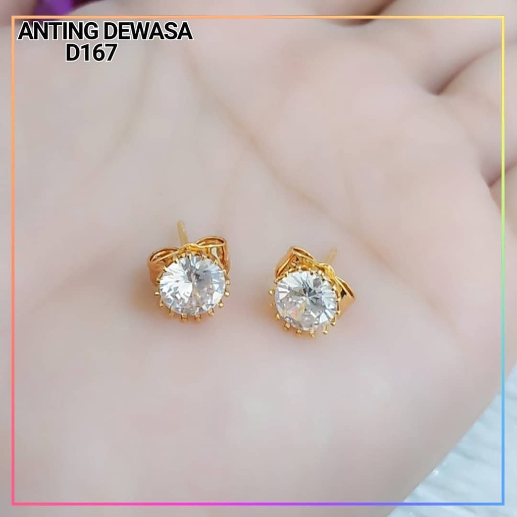 Anting xuping anting dewasa tusuk lapis emas gold D167