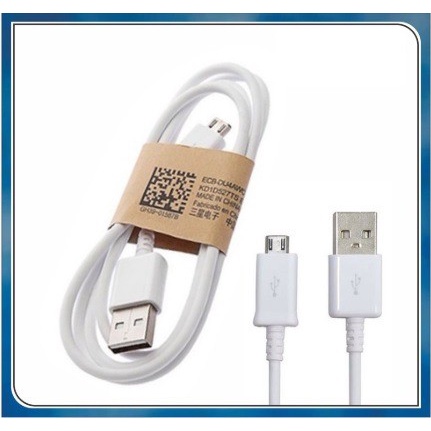 (NCS) Grosir Kabel Data SAMSUNG S4 USB Micro V8 Non Pack PUTIH