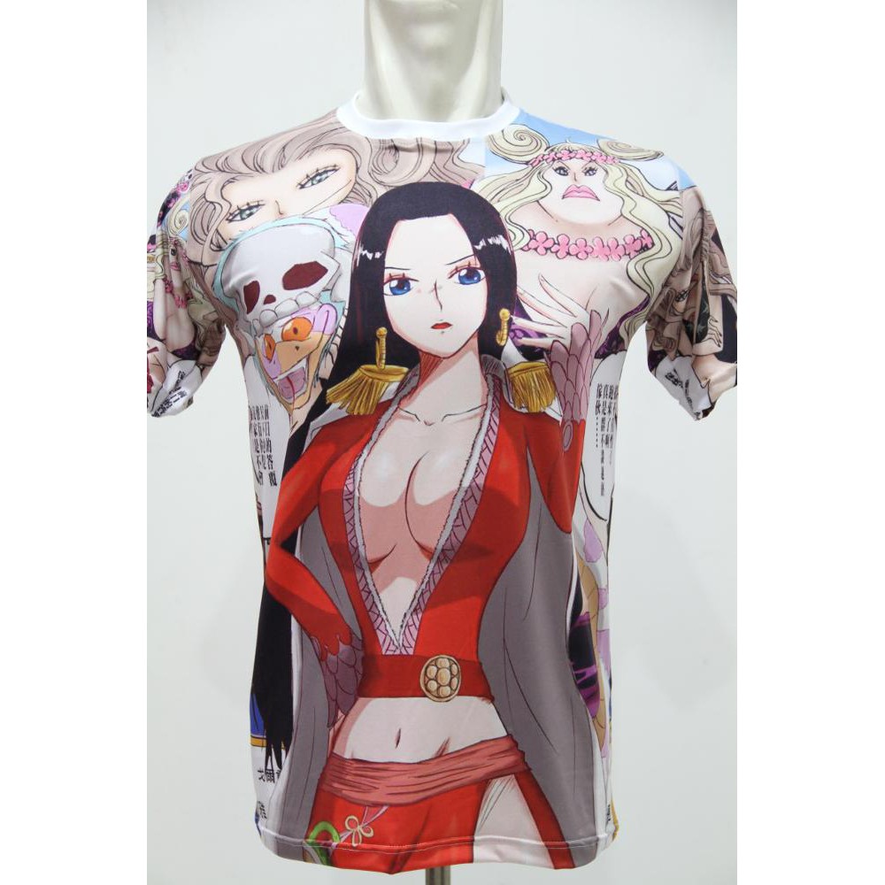 KAOS FULL PRINT ANAK DEWASA ONE PIECE BOA HANCOCK