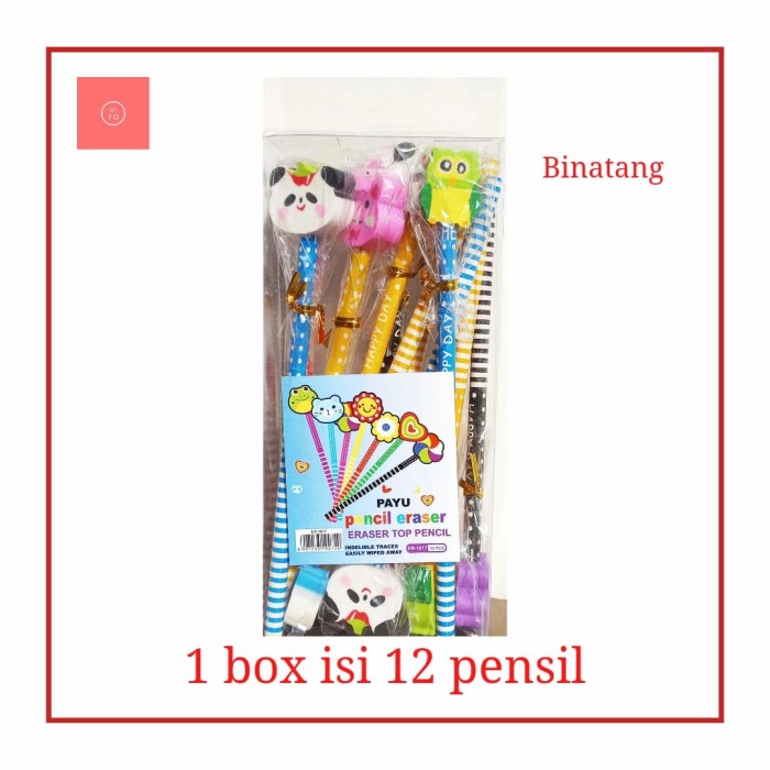 

Promo Bulan Ini Pensil Penghapus Karakter Isi 12 Pcs Terlaris