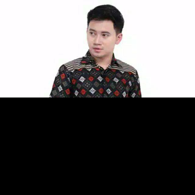 Bswart Batik Hrb026 Kenongo Hem Pendek Padi Pekalongan M L Xl Batik Pria Murah Modern Grosir