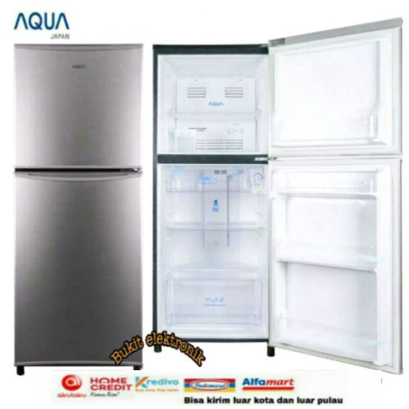 KULKAS 2PINTU AQUA SANYO AQRD240S/AQRD 240/AQR-D 240 168 Liter