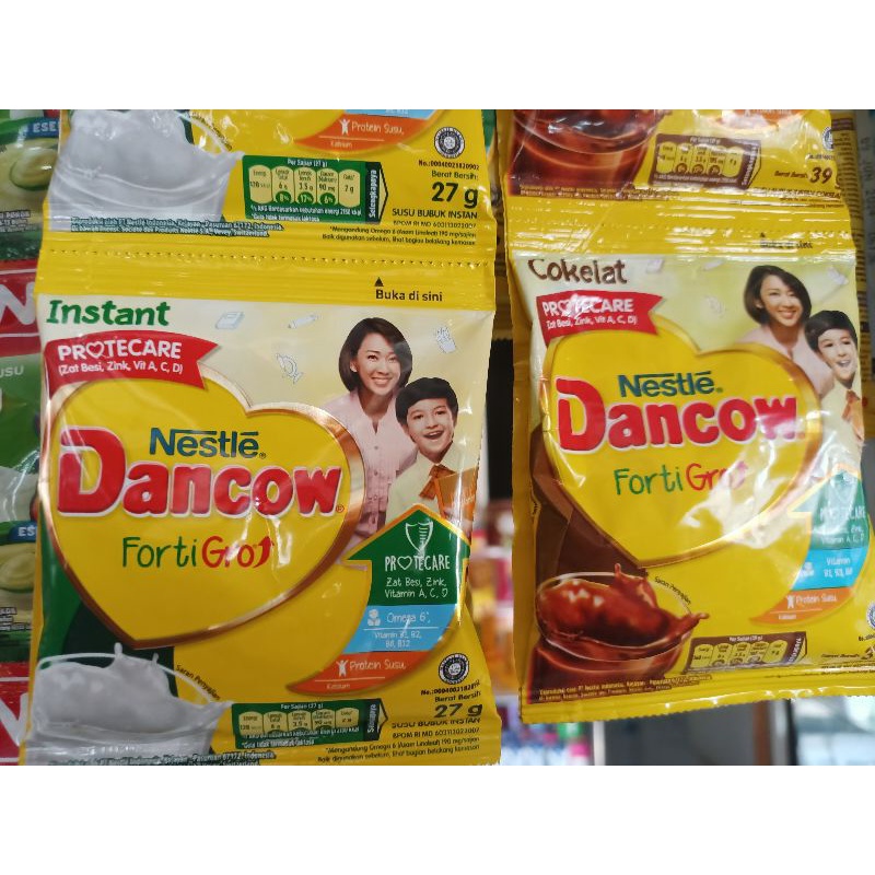 

Susu Dancow Rasa Coklat dan Vanilla 39g