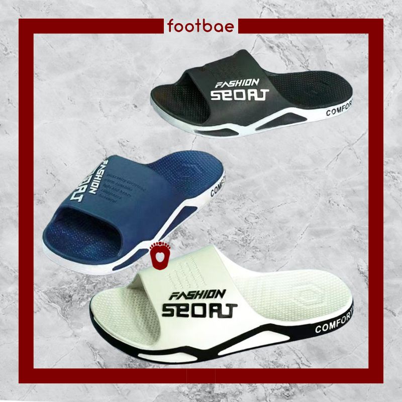 Sandal Slide Pria Balance Import Selop Jelly Pria Fashion Sport Sendal Kokop MZD 633