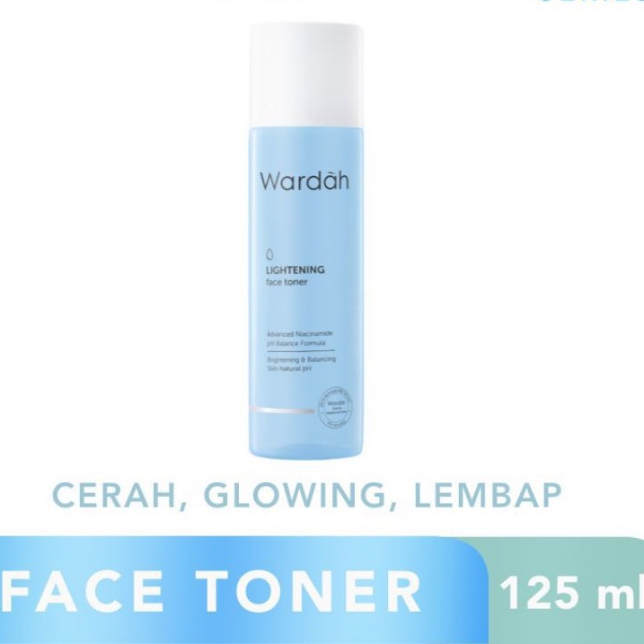 Wardah Lightening Face Toner 125ml • Toner Lightening • Toner Wardah