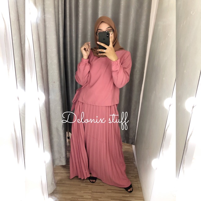 Medina plisket dress