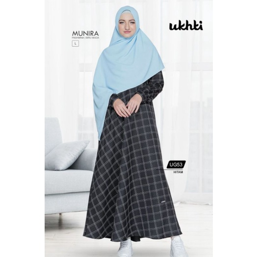 [Reiby] Gamis Motif Kotak Very Limited Ukhti UG53 by Ukhti Munira