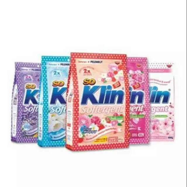 Soklin Softergent kemasan 770gr/700gr Free Piring