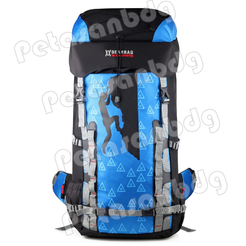 PTS -Tas Ransel Carrier Gear Bag X - OXID.PTS Mountain Top Camping Hiking Backpack + FREE RAINCOVER