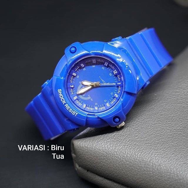 ✅COD Jam Tangan Wanita Pria watch Kerat warna 7 ready SPORT RUBBER IMPORT WATCH