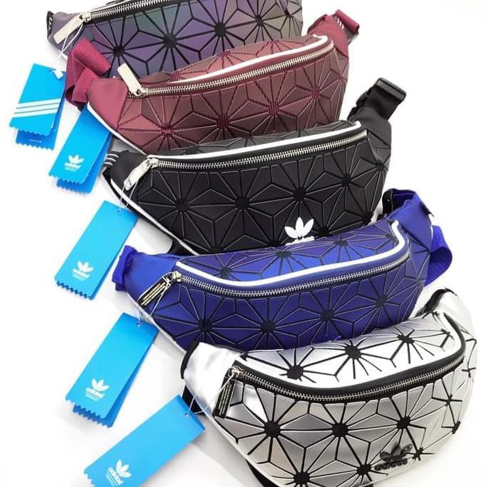 NEW PRODUK WAISTBAG PRIA~ WAIST BAG PREMIUM ADIDAS DIAMOND 3D / TAS SELEMPANG - - BIRU SALE