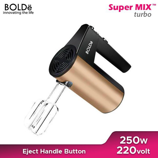 BOLDe hand mixer Alat Pengaduk Adonan / Super Mix Turbo (Mixer) steinless steel  BOLDe - Super Mix Turbo