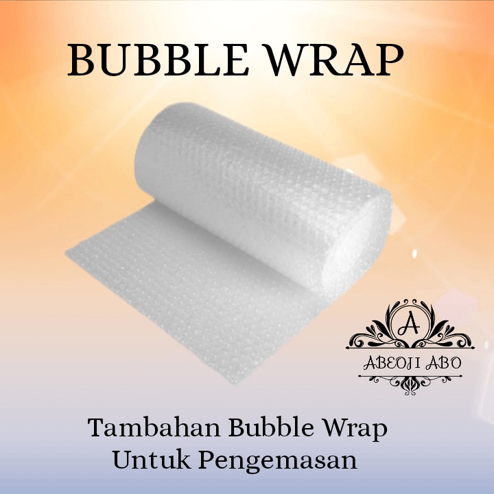 

EXSTRA BUBBLE WRAP - Tambahan Bubble Wrap Untuk Pengemasan