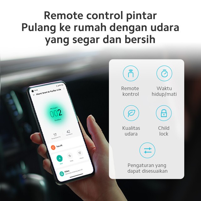 Xiaomi Smart Air Purifier 4 Lite Pembersih Udara / Penyaring Udara / Filter Udara Pintar 360° 43m²