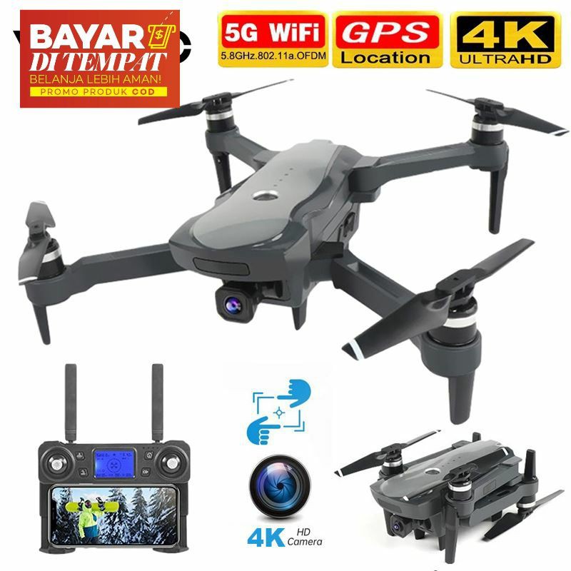 COD drone gps murah lipat aosenma k20 kamera 4k bonus tas