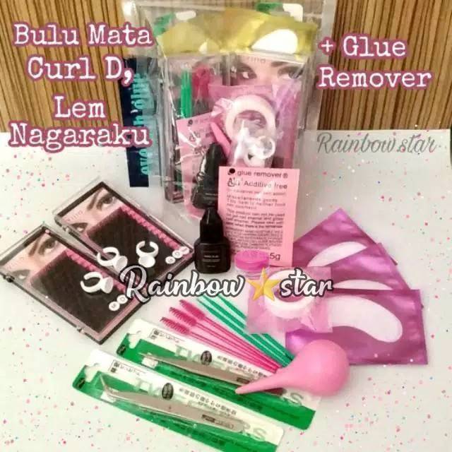 Paket Hemat Eyelash Extension 2 Dengan Remover