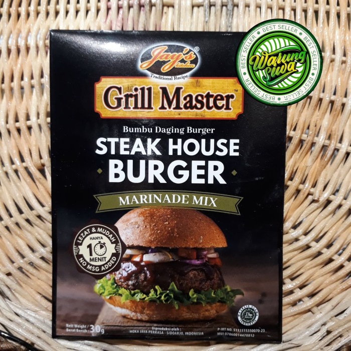 

jay's grill master steak house burger 30 gram