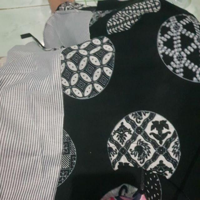 Atasan Batik Wanita Modern Seragam Kantor