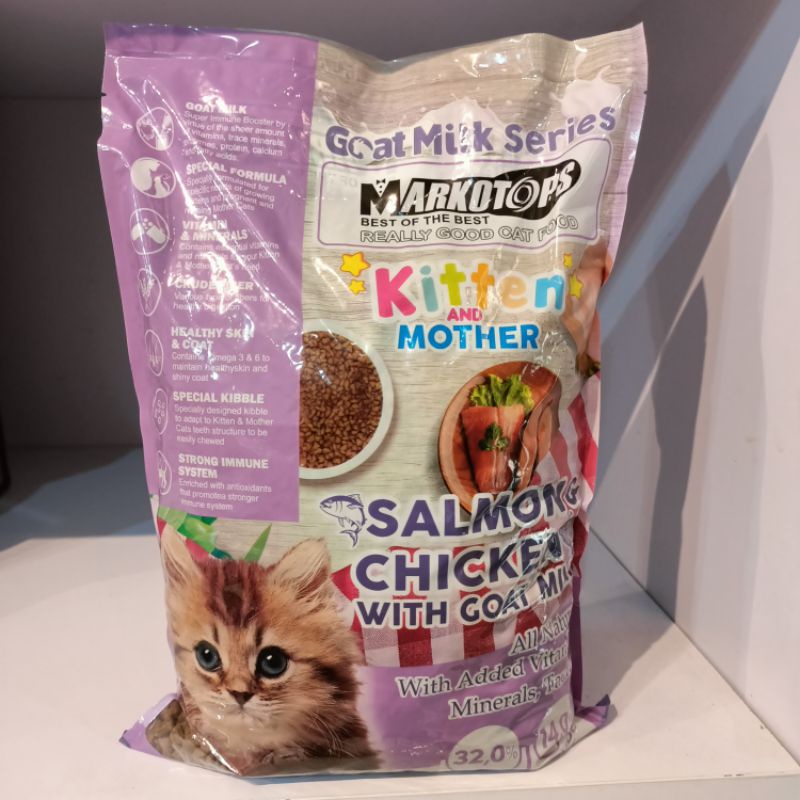 Markotops Dry Food 1kg / Kitten / Adult / Markotop Makanan Kucing Kering