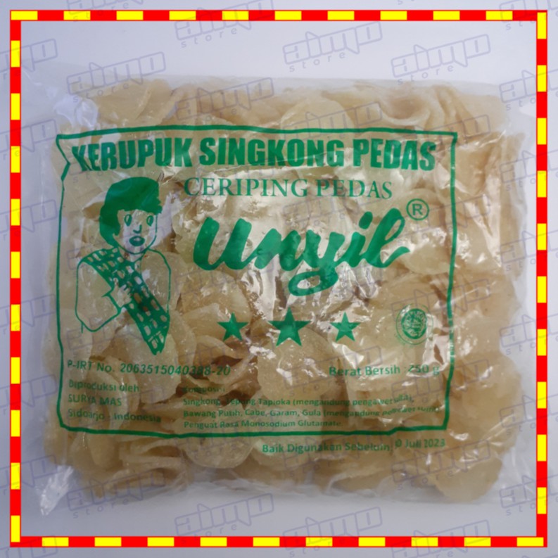 

KERIPIK CERIPING SINGKONG Kerupuk Ketela Pohong Mentah Krupuk Unyil Murah Enak Gurih Renyah 250 gr