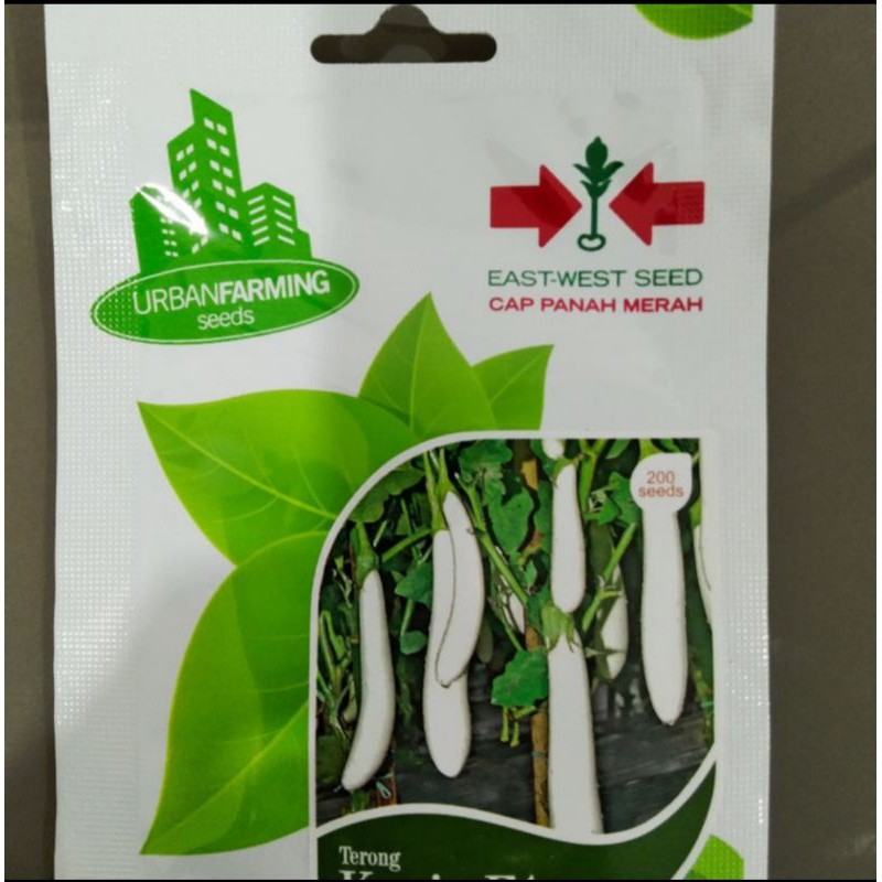 Benih Terong Putih Panjang Cap Panah Merah