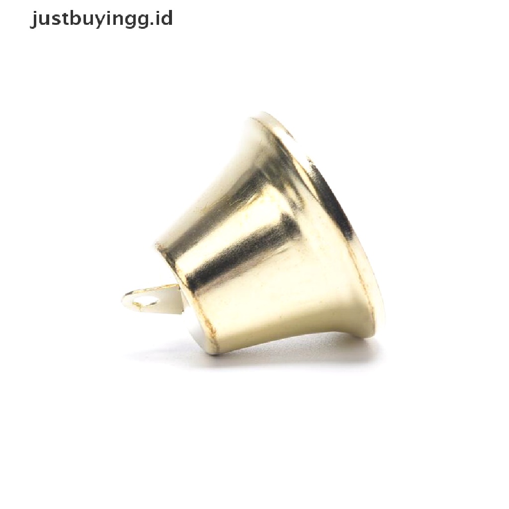 10 Pcs Lonceng Jingle Bell Kecil Bahan Metal Untuk Dekorasi Pohon Natal