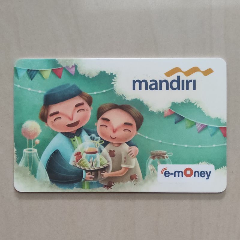 Mandiri e-Money Rare Edition - Ramadhan Berbagi ORI /Like eTOLL Tapcash Flazz or Brizzi