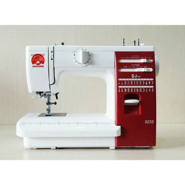 Mesin Jahit JANOME 523S Portable - Body Full Besi