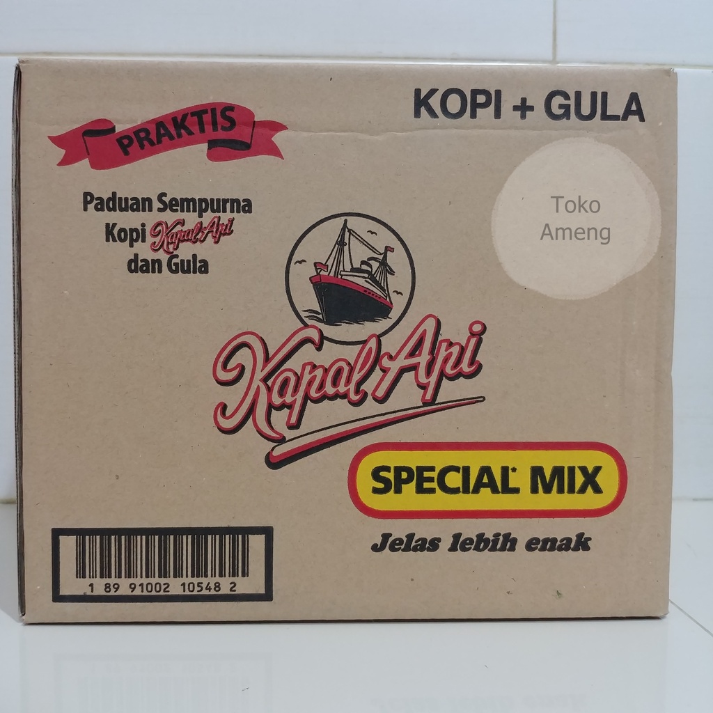 

Kopi Kapal Api Mix Sachet 24gr - 1 Dus (120pcs)