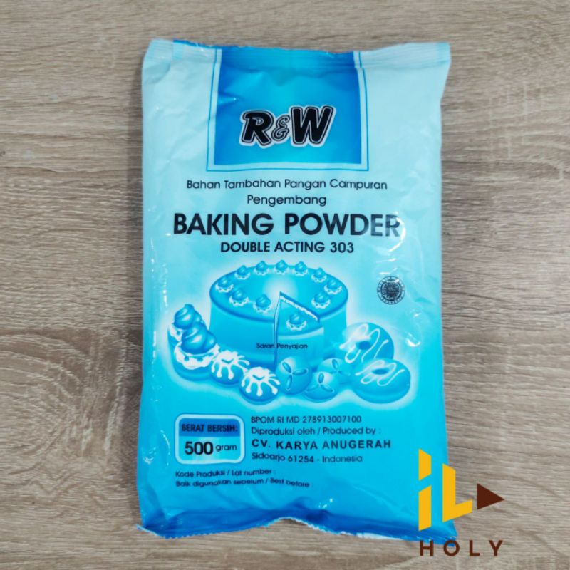 

R&W Baking Powder Biru Kemasan 500gr Double Acting / Rajawali Baking Powder