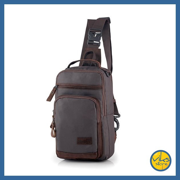 Tas Selempang Cowok Pria Mode Kasual Sling Bag Multifungsi Original Lokal