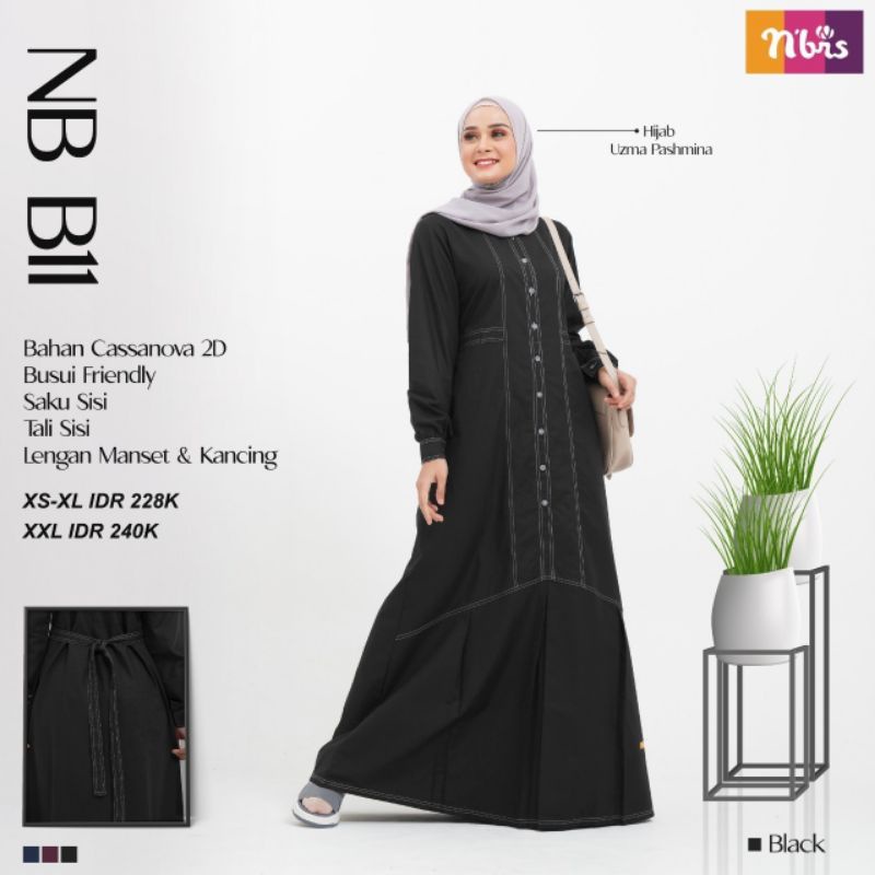 Gamis Nibras Terbaru NB B11