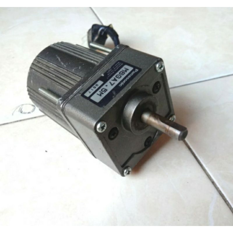 Ac Motor Gearbox Motor Panasonic 100V Ratio 1:7.5 4W