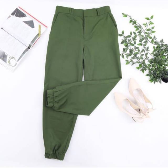 Jogger Pants Ijo Army