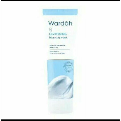 Wardah Lightening Blue clay mask 50gr