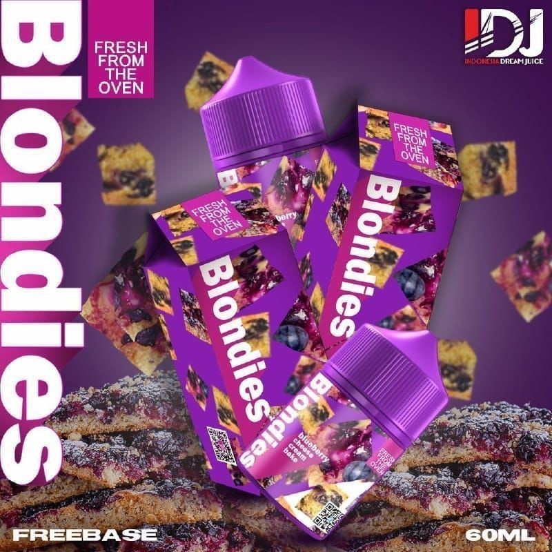 BLONDIES V3 BLONDIES BLUEBERRY CHEESE CREAM BAKE 60ML - AUTHENTIC