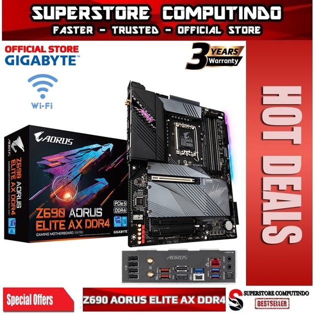 Motherboard Gigabyte Z690 Aorus Elite AX DDR4 (LGA1700, Z690, USB3.2)