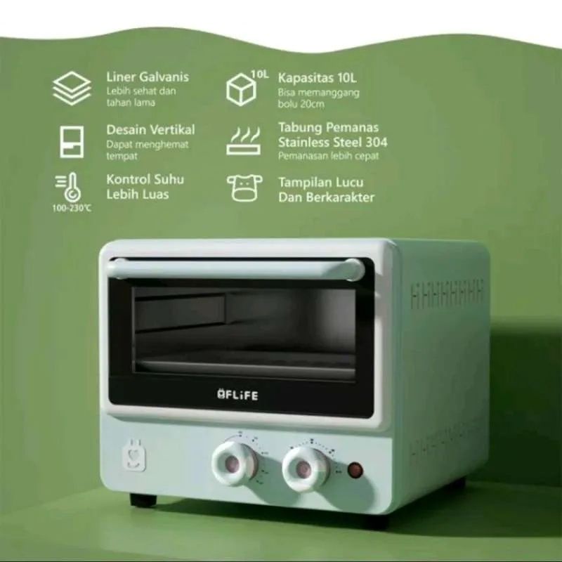 Oven Flife Mini Milky Oven OV10H 10L