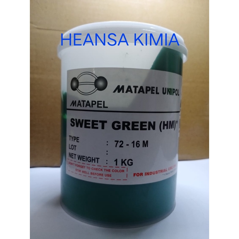 Pigment Pasta Resin UNIPOL - Pewarna Resin 1 Kg